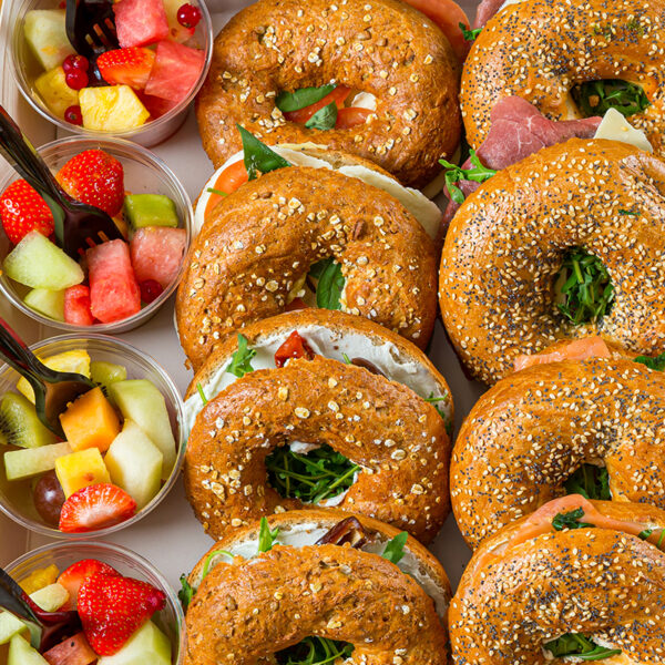 Bagels, Donuts & Fruit