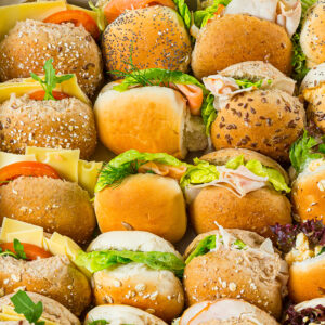 Mini broodjes lunch